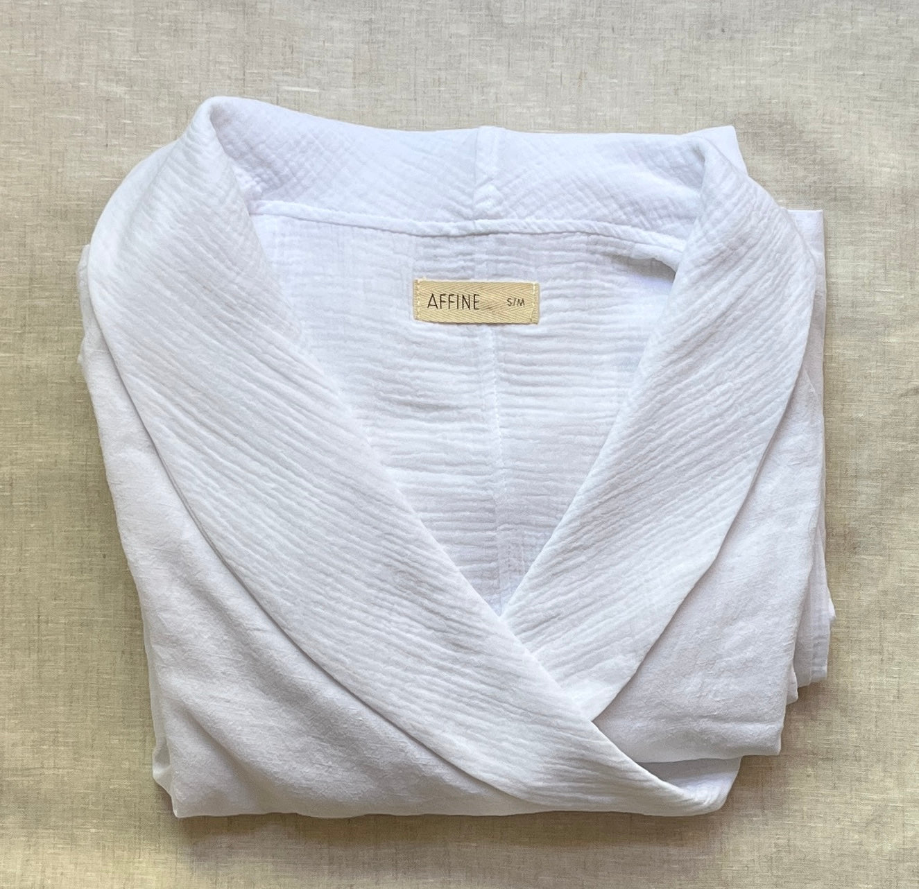 Linen Robe: Luxuriously Lined