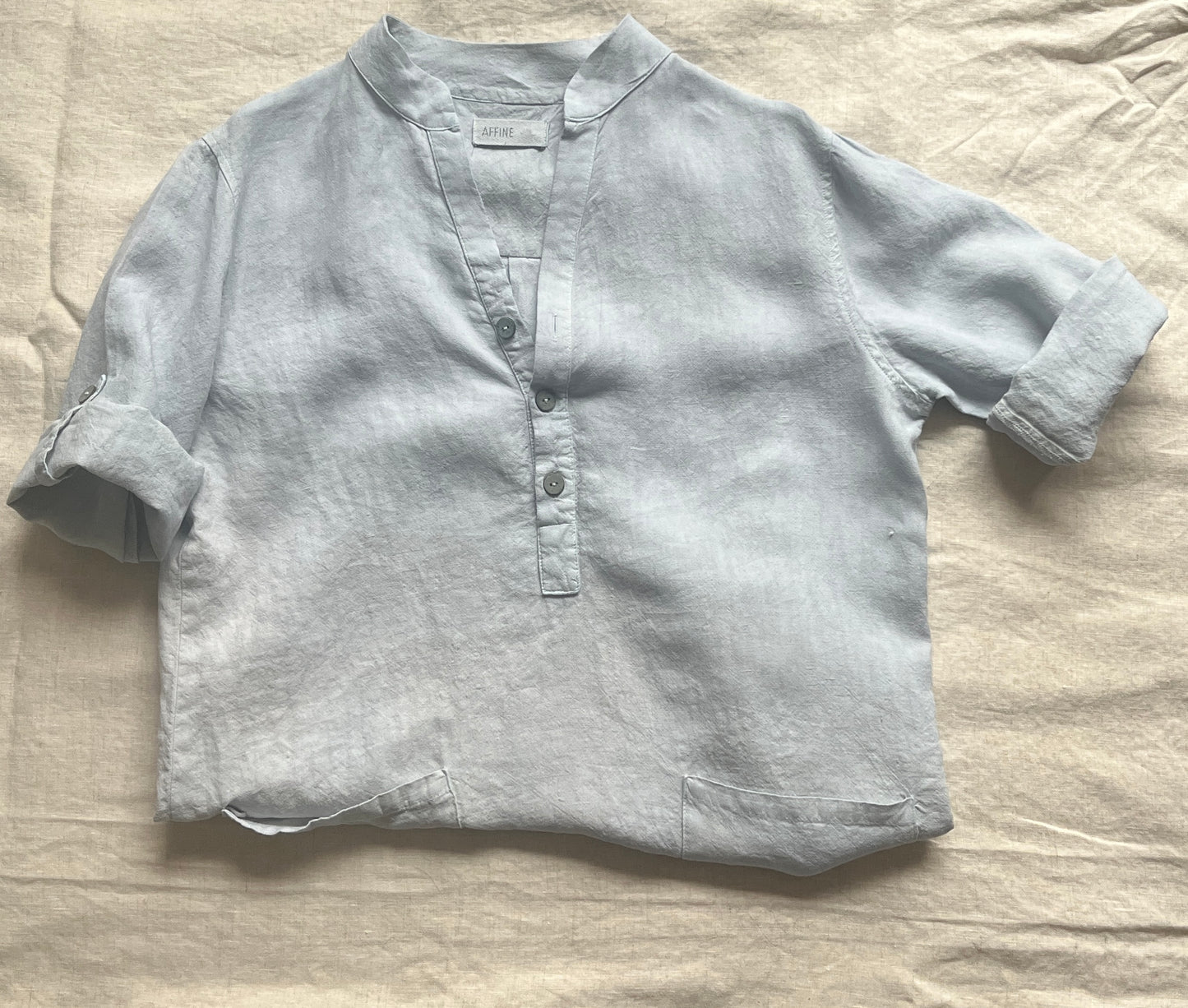 Linen Shirt Dress (Short Version)