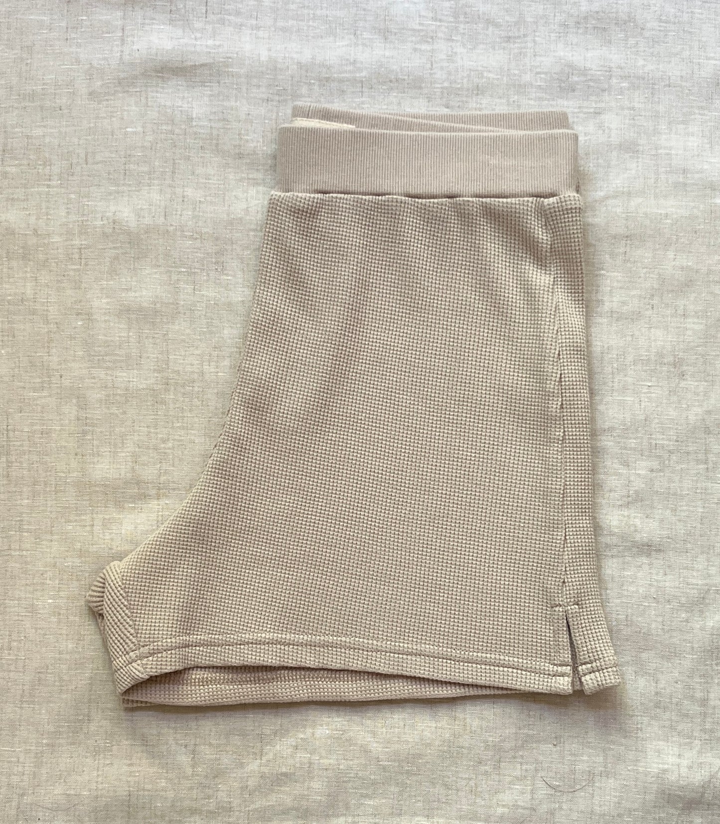 Organic Cotton Waffle Shorts