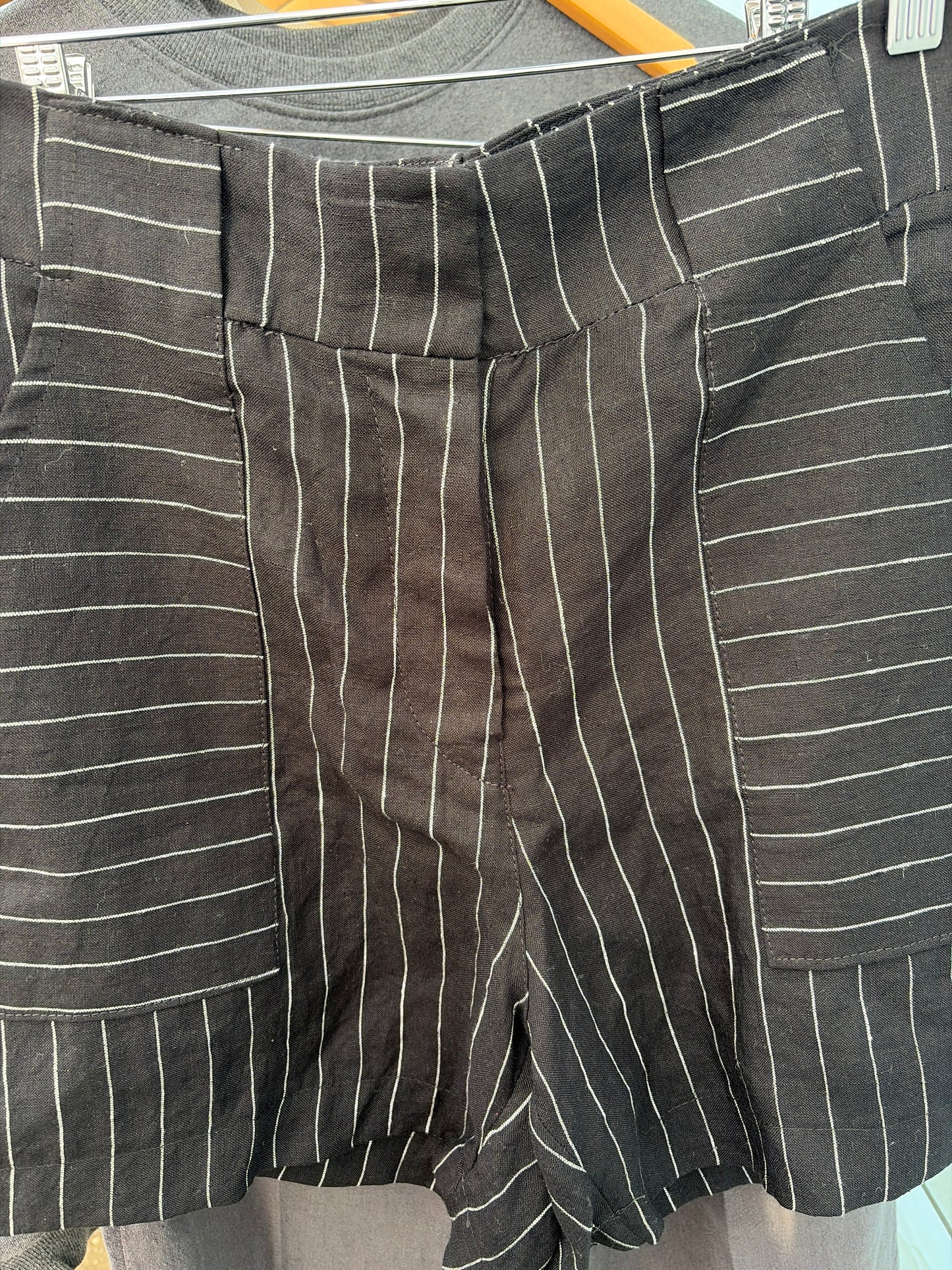 Pinstripe shorts