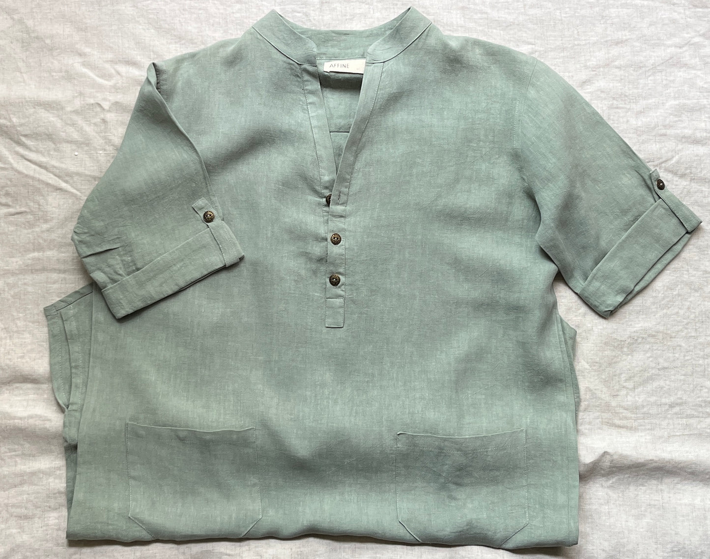 Linen Shirt Dress (Midi Version)
