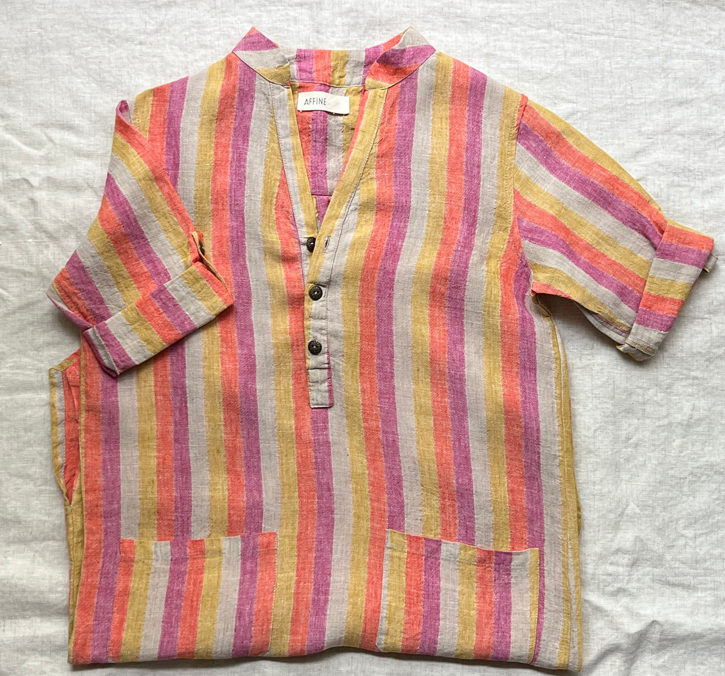 Linen Shirt Dress (Midi Version)
