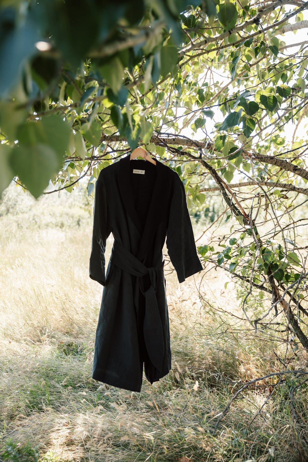 Siena Linen Robe - Cotton Lined