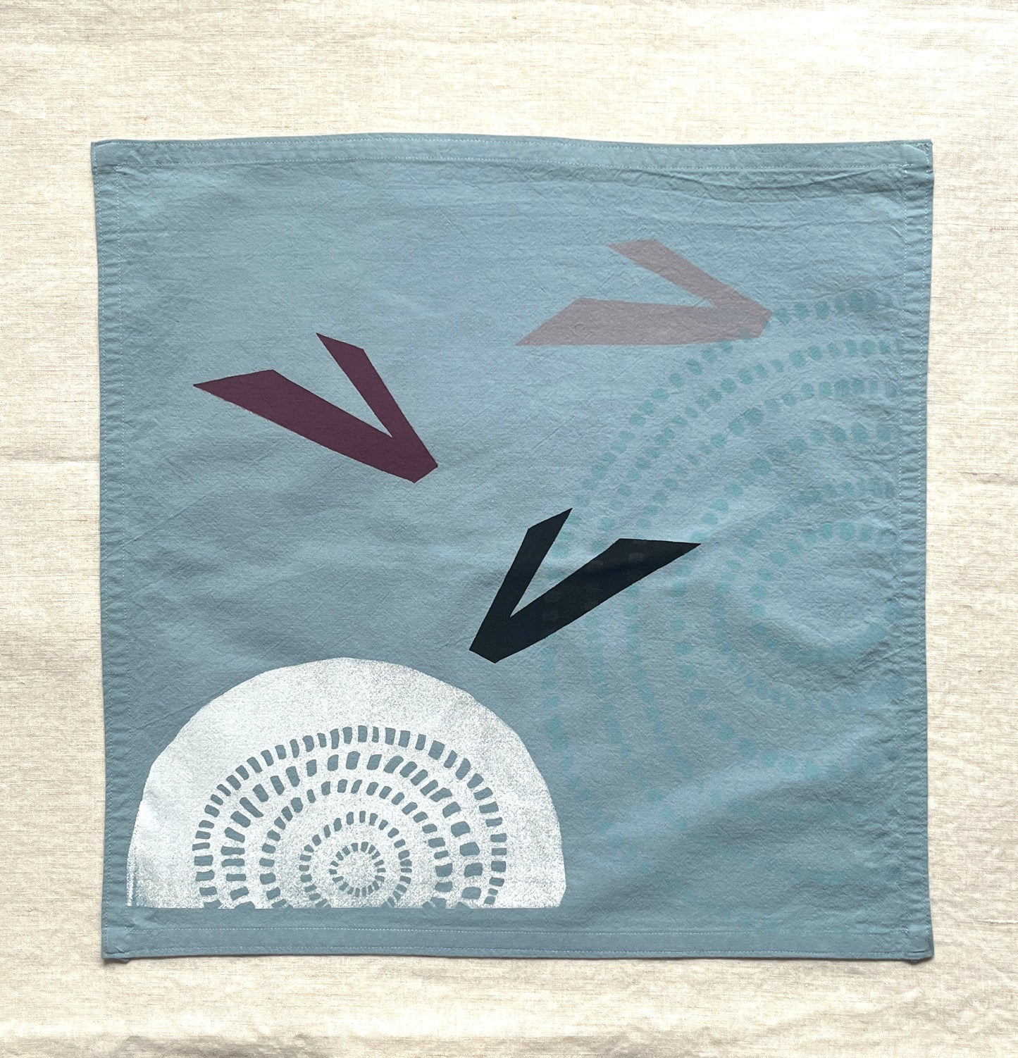 Hand Printed Dinner Napkin Sets