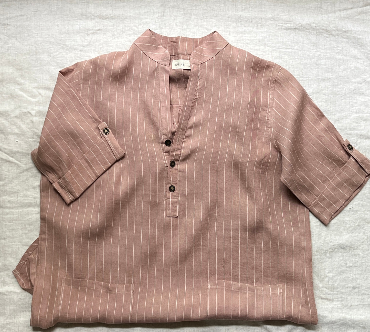 Linen Shirt Dress (Short Version)
