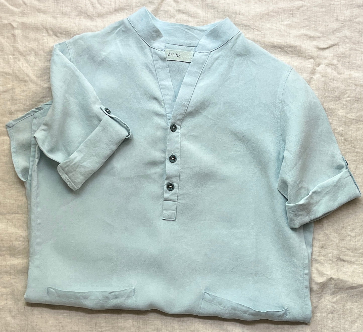Linen Shirt Dress (Short Version)