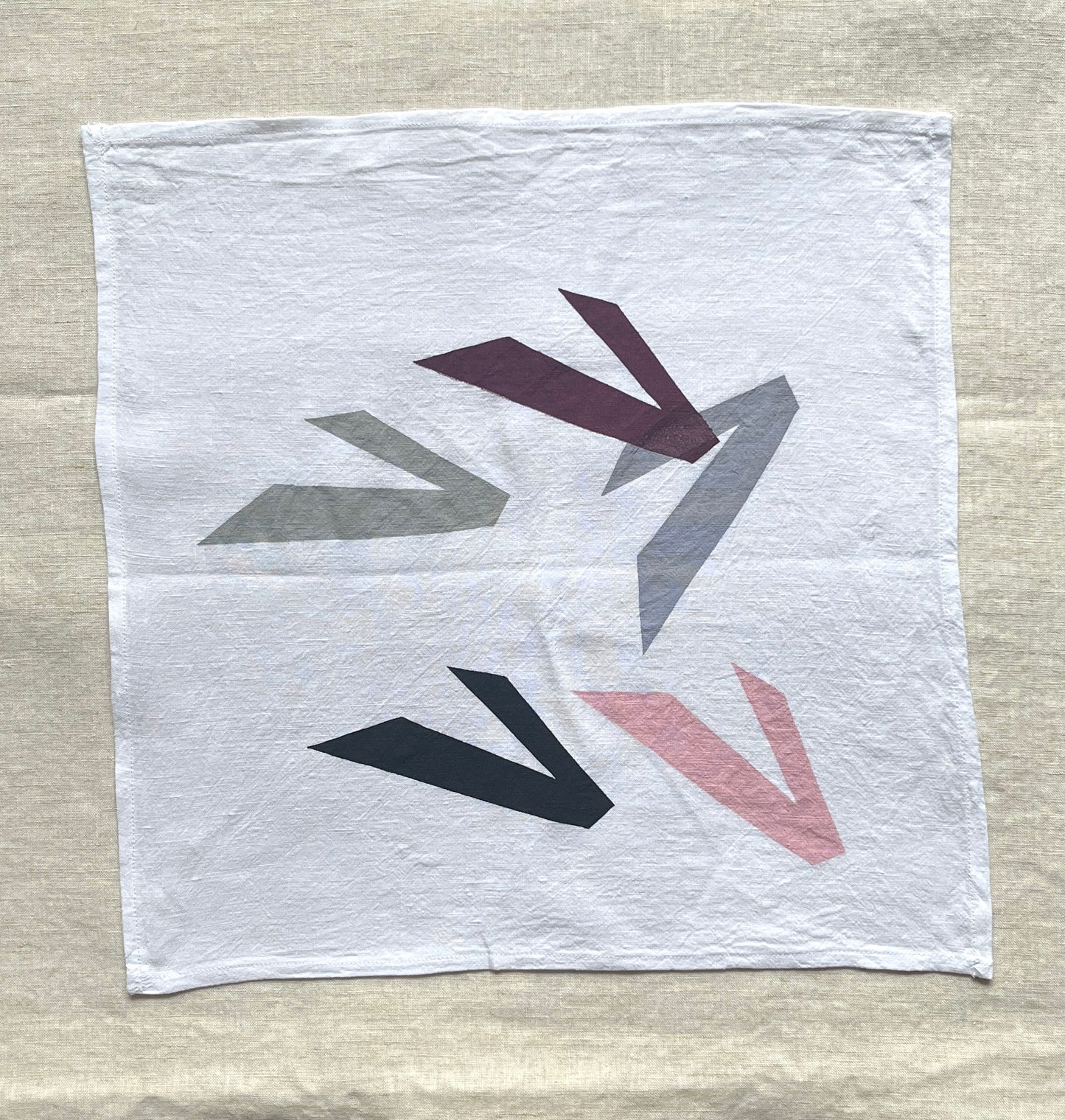 Hand Printed Dinner Napkin Sets