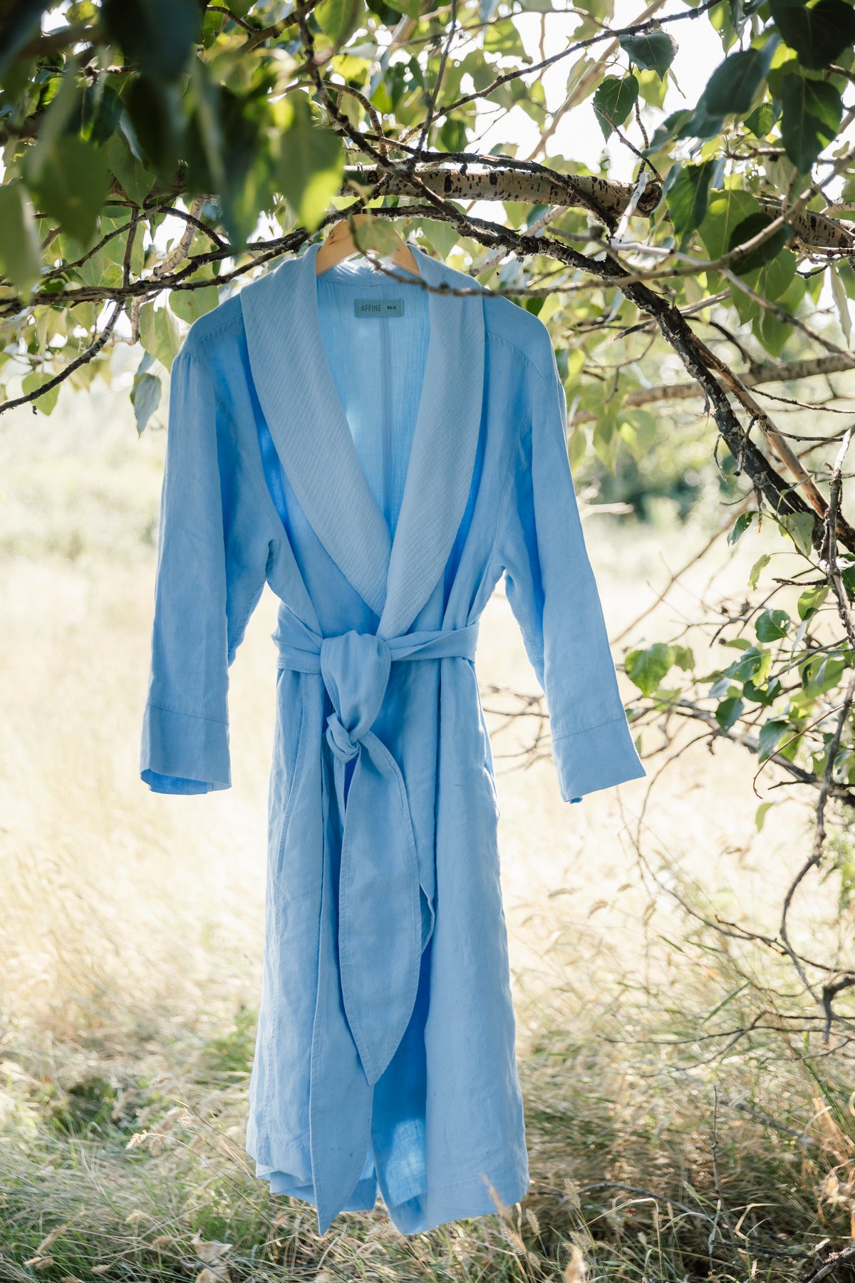 Siena Linen Robe - Cotton Lined