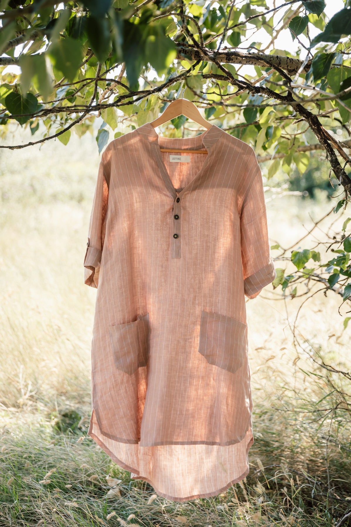 The Porto Linen Dress - Short