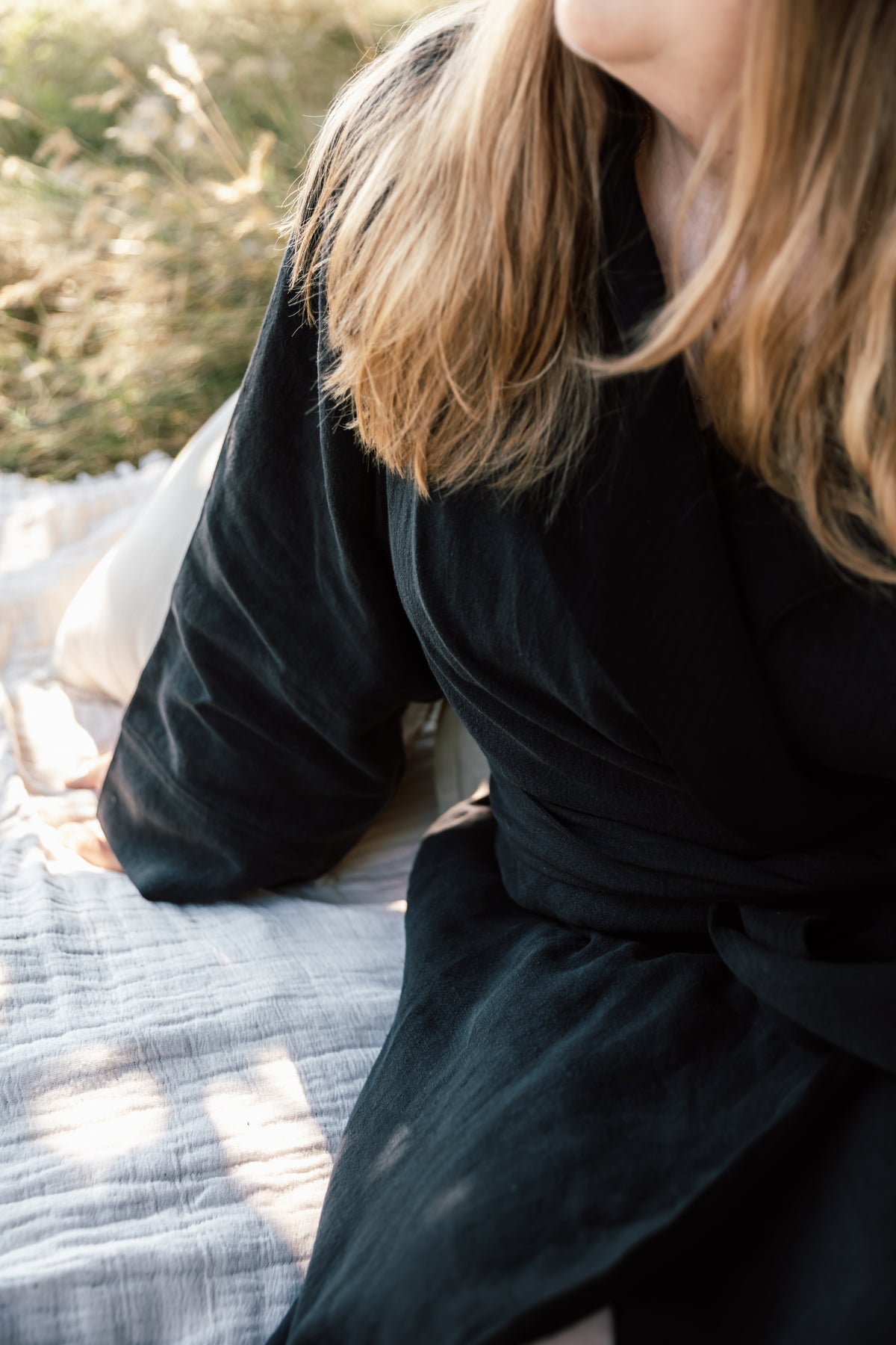 Siena Linen Robe - Cotton Lined