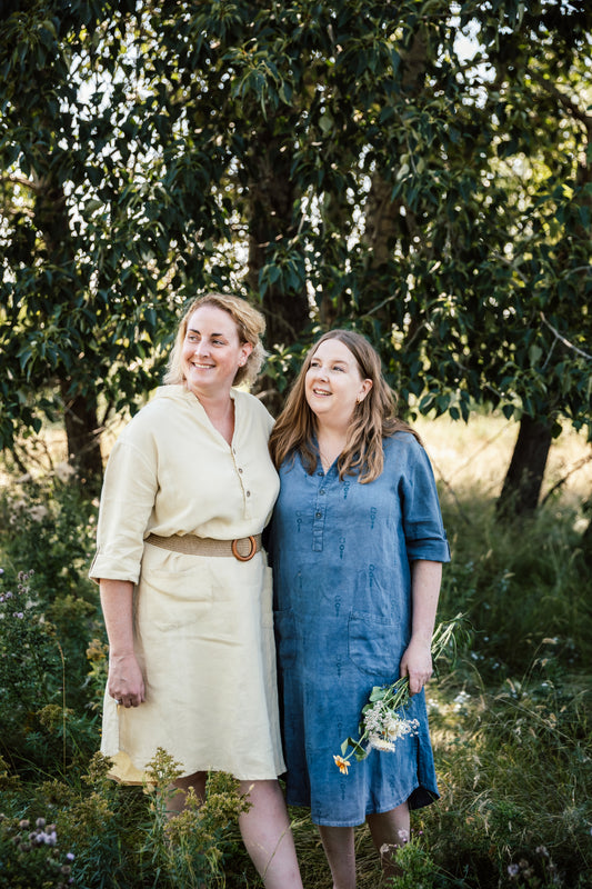 The Porto Linen Dress - Midi