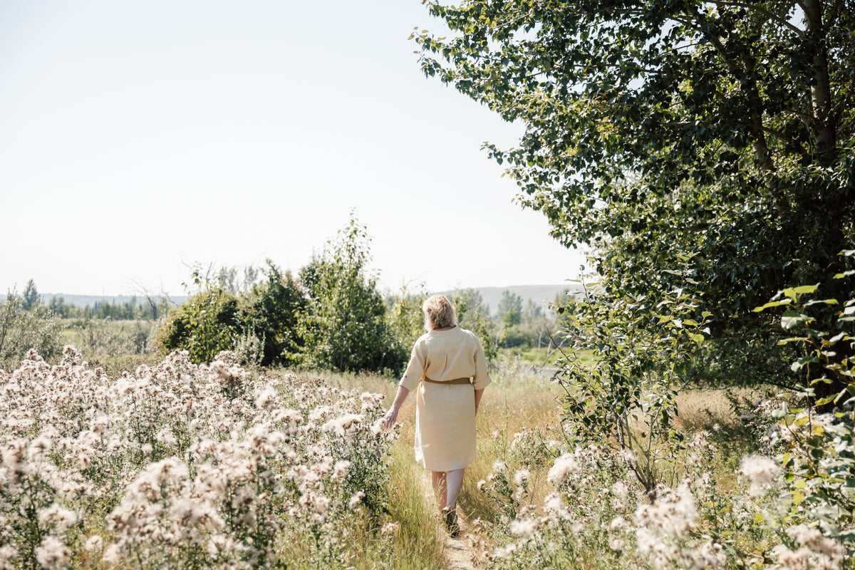 The Porto Linen Dress - Midi