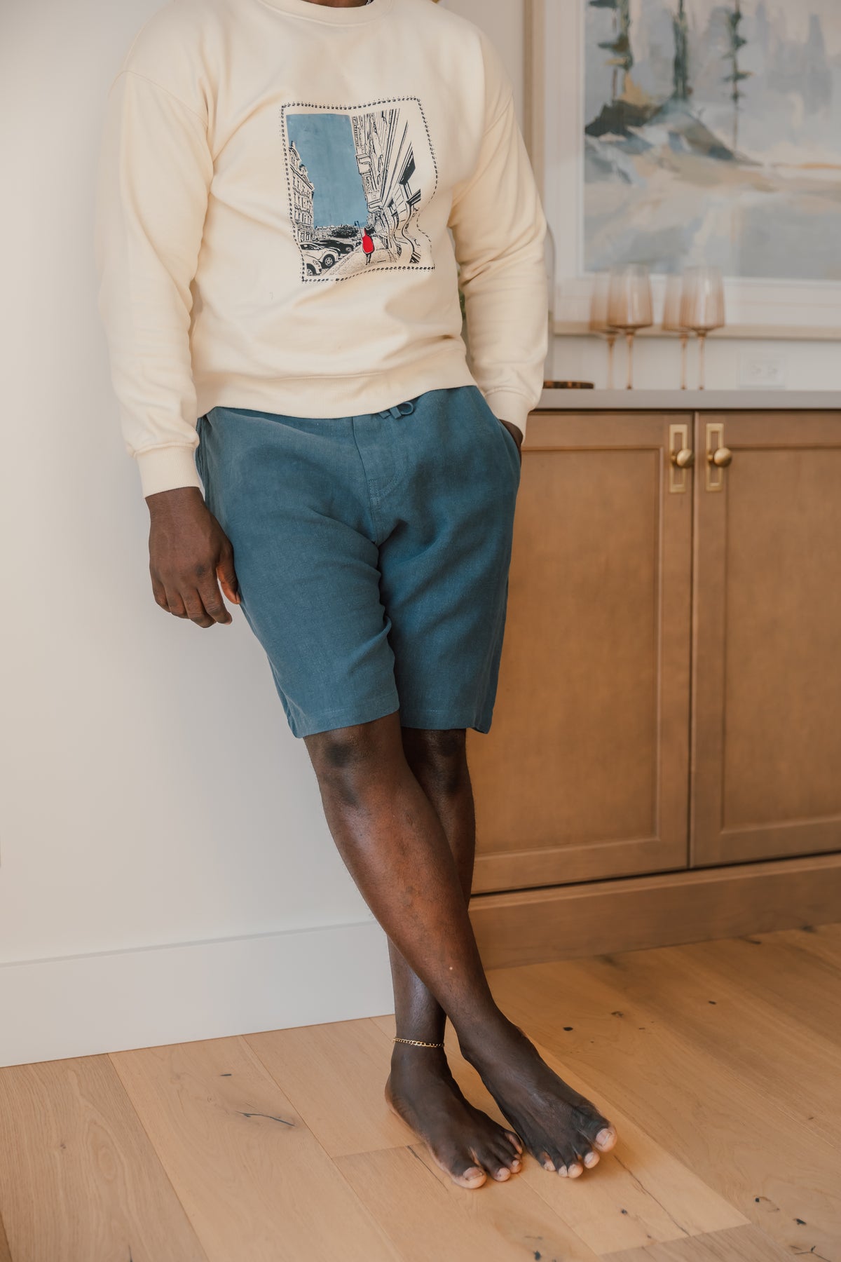 The Porto Linen Shorts - Men's