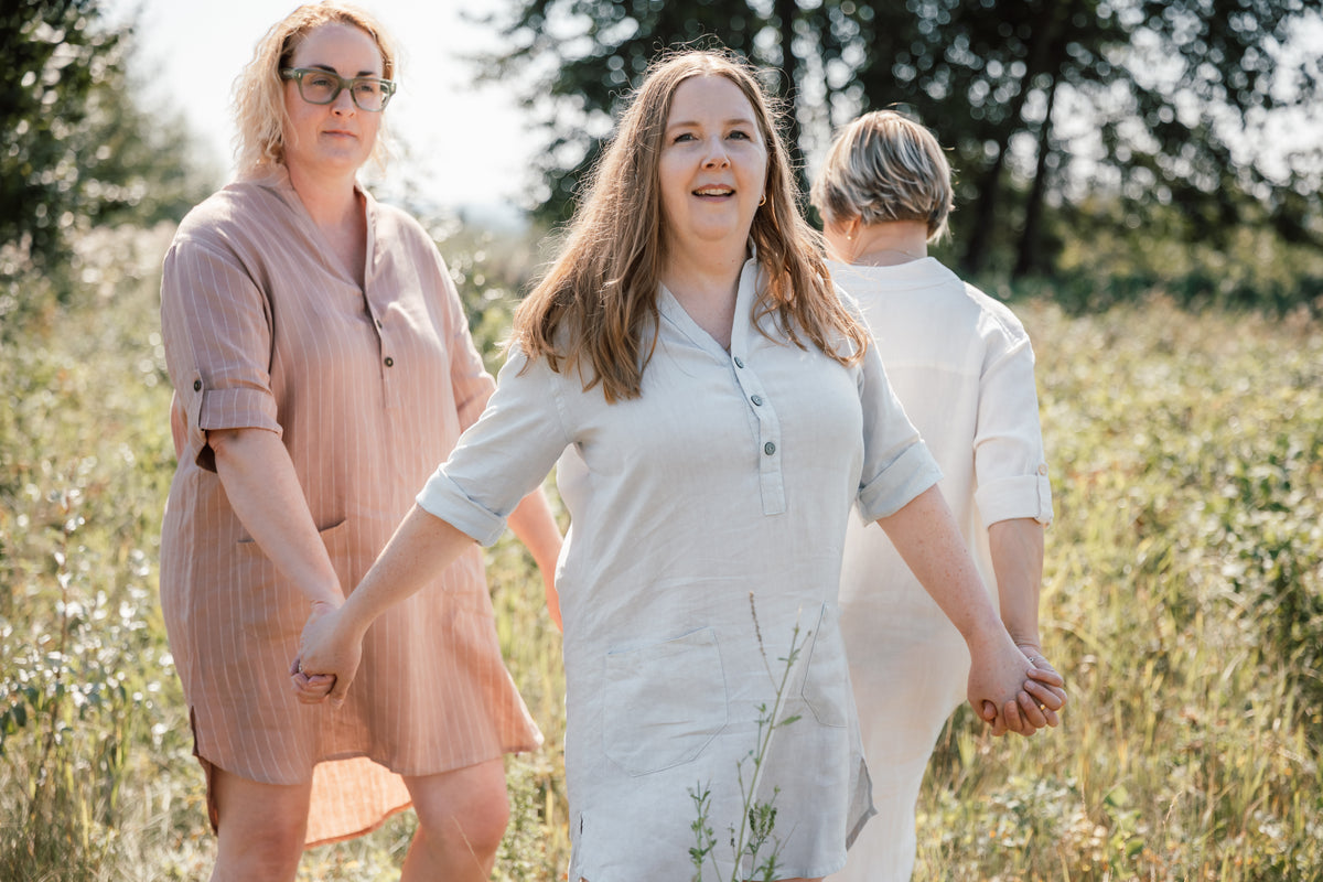 The Porto Linen Dress - Short