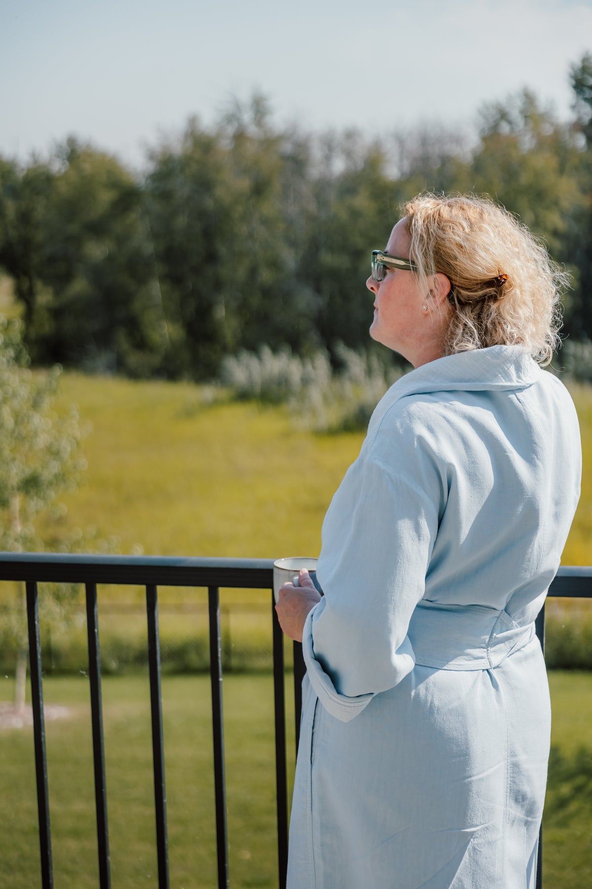 Siena Linen Robe - Cotton Lined