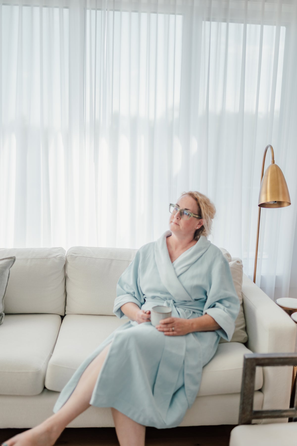 Siena Linen Robe - Cotton Lined