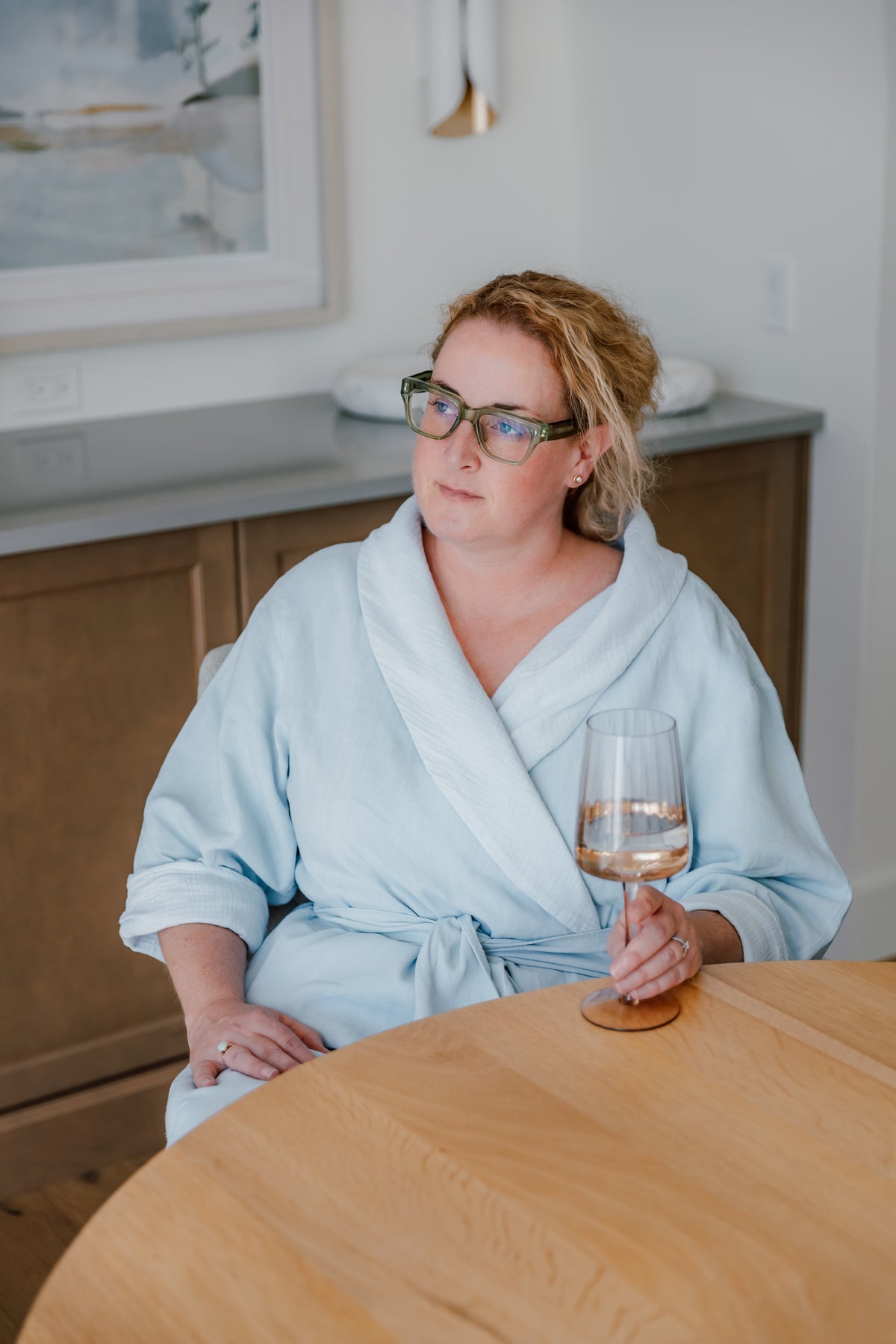 Siena Linen Robe - Cotton Lined